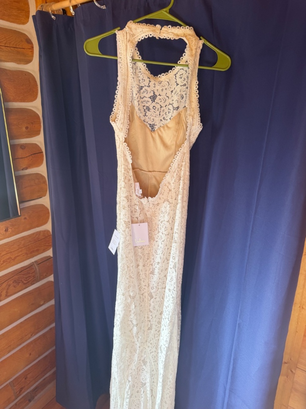 NWT Lulus Love Everlasting White Floral Lace Mermaid Maxi Dress - Picture 6 of 9